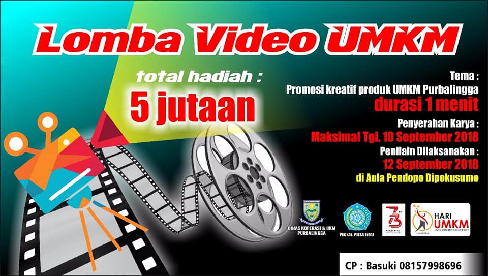 Dinkop UMKM Purbalingga Adakan Lomba Video