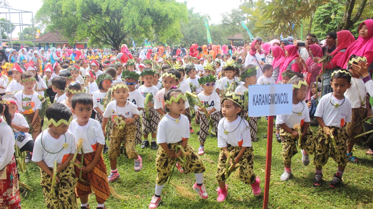 Tangkal Kecanduan Gadget, Ribuan Anak PAUD Dikenalkan Permainan Tradisional