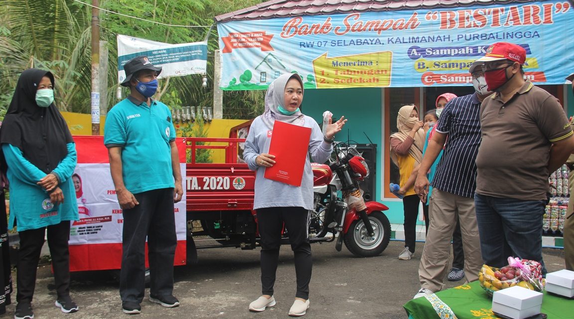 Bank Sampah Bestari Dibantu Kendaraan Operasional