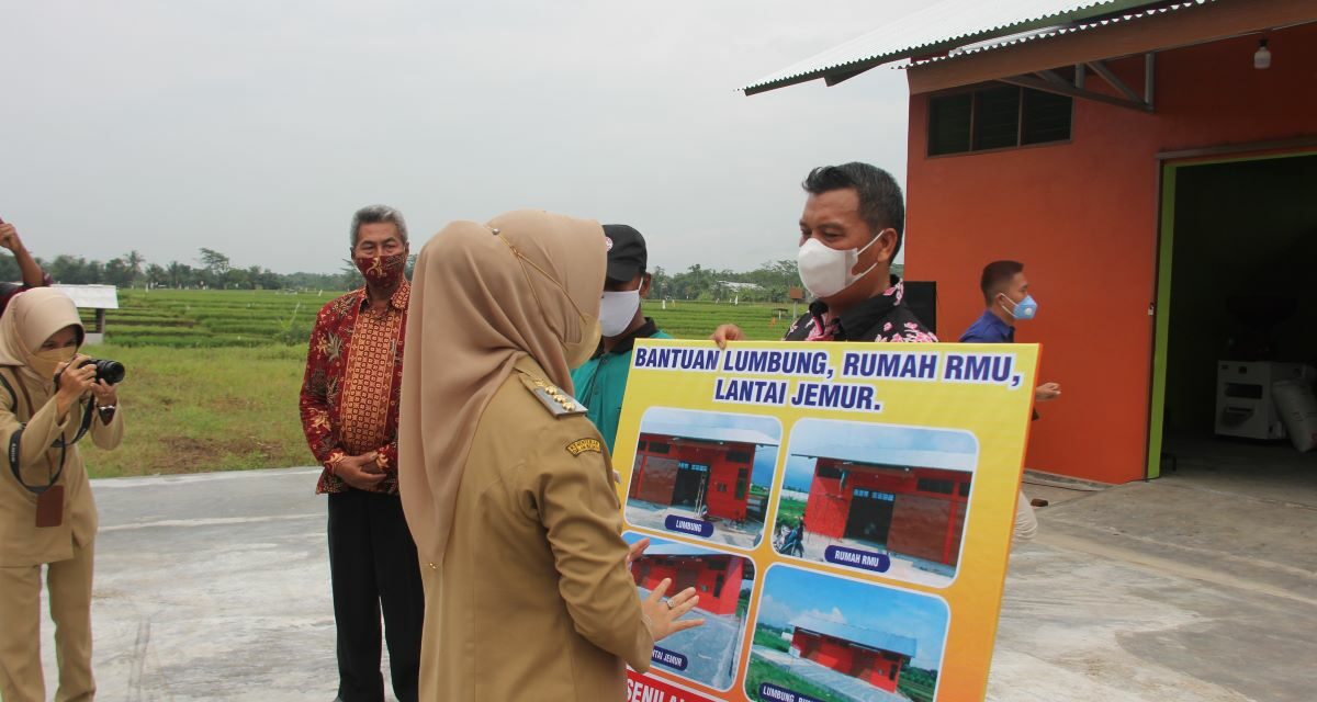 Lumbung Pangan Masyarakat Desa Karangjambe Diresmikan Bupati