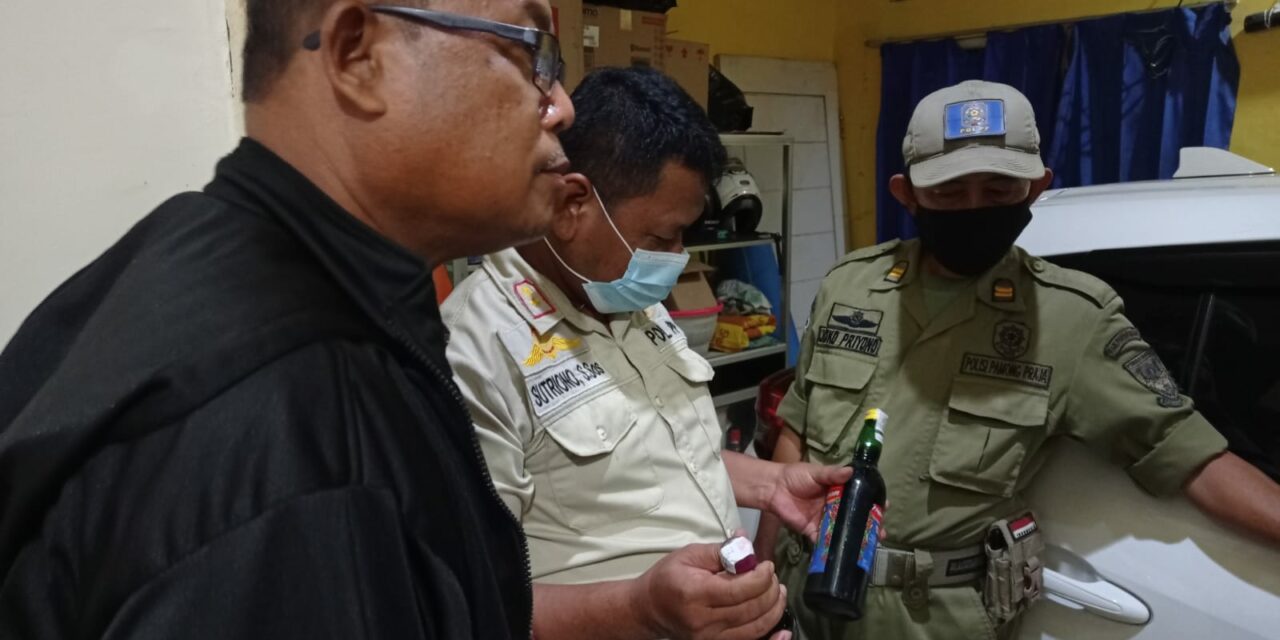 Antisipasi Gangguan Tibumtranmas, Satpol PP Purbalingga Gelar Operasi Minuman Beralkohol