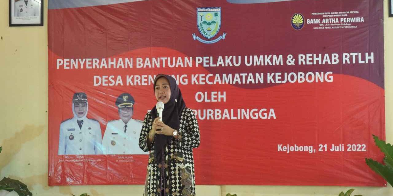 Pemda Purbalingga Berikan Bantuan UMKM Dan RTLH Di Desa Krenceng