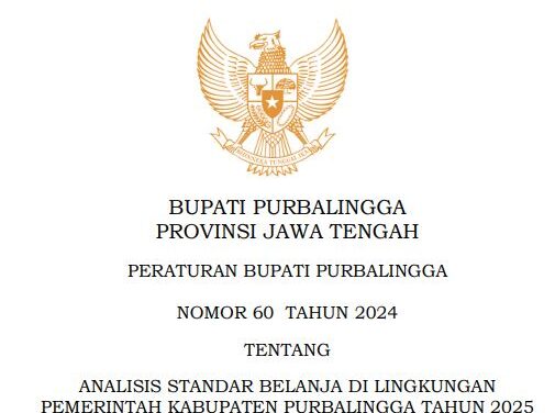 PERBUP ANALISIS STANDAR BELANJA