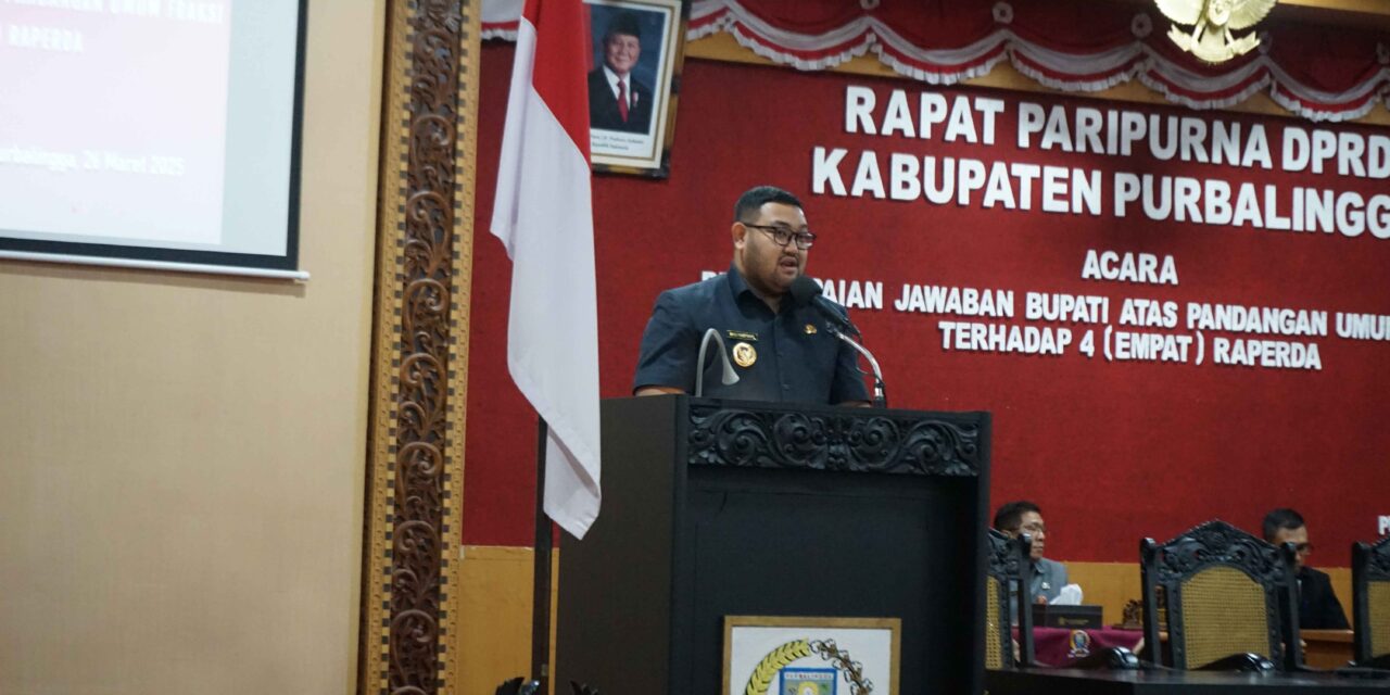 4 Raperda Akan Dibahas Lebih Lanjut Dengan Pansus DPRD Kabupaten Purbalingga