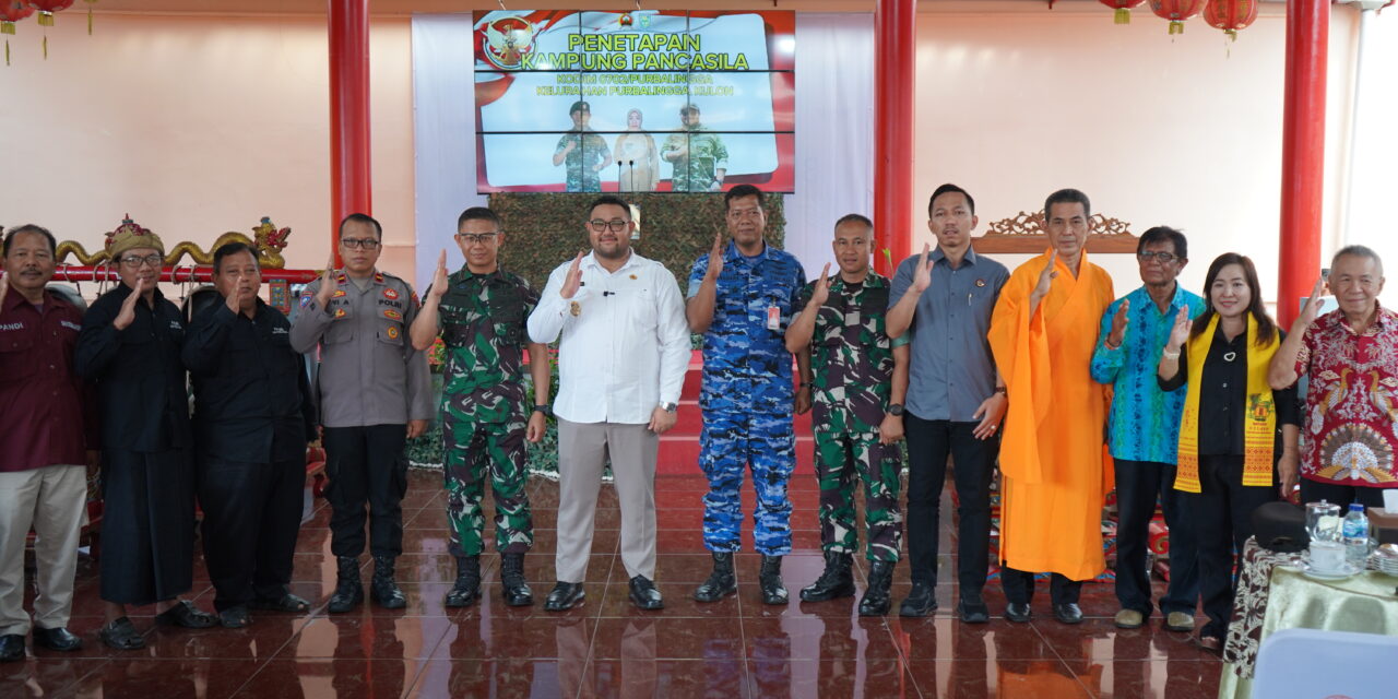 Jaga Nilai Luhur Pancasila, Wakil Bupati Purbalingga Canangkan Kampung Pancasila