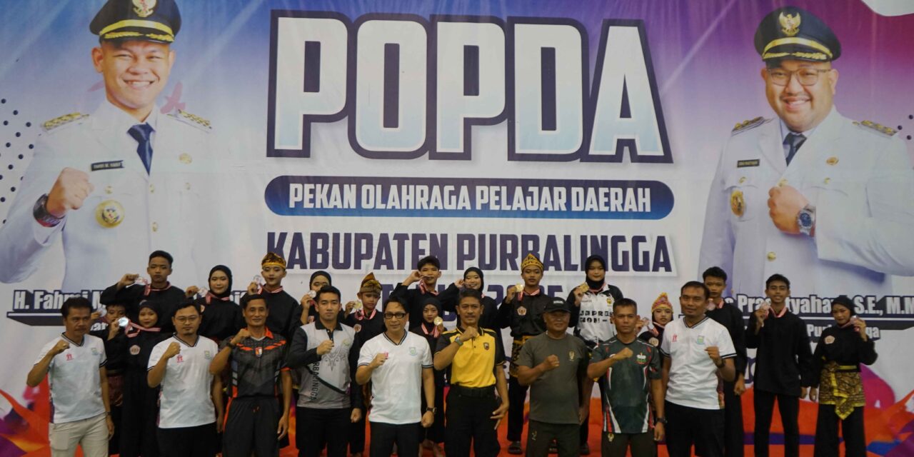 POPDA Kabupaten Purbalingga Ditutup Dengan Pertandingan Pencak Silat