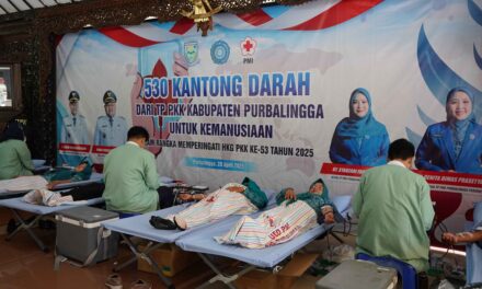 Penuhi Ketersediaan Bank Darah, TP PKK Kabupaten Purbalingga Gelar Donor Darah di HKG ke-53