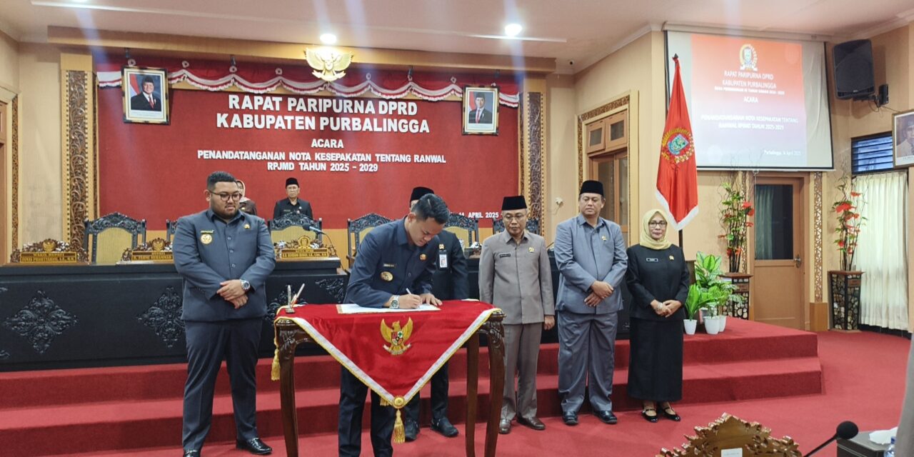 Rancangan Awal RPJMD 2025–2029 Disepakati, Kabupaten Purbalingga Mantapkan Arah Pembangunan Lima Tahun ke Depan