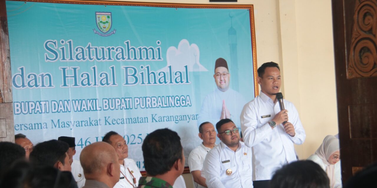 Silaturahmi Bupati dan Wabup, Camat Karanganyar dan Padamara Laporkan Pelayanan Publik Berjalan Baik