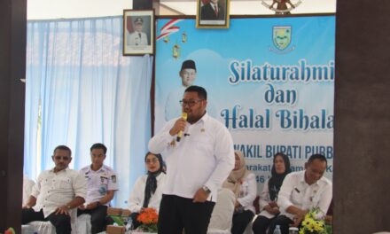 Wabup Dimas Apresiasi Prestasi Karangreja dan Ungkap Potensi Kalimanah di Momen Halal Bihalal
