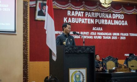 Bupati Purbalingga Sampaikan Jawaban Atas Pandangan Fraksi Terkait Raperda RPJMD 2025–2029