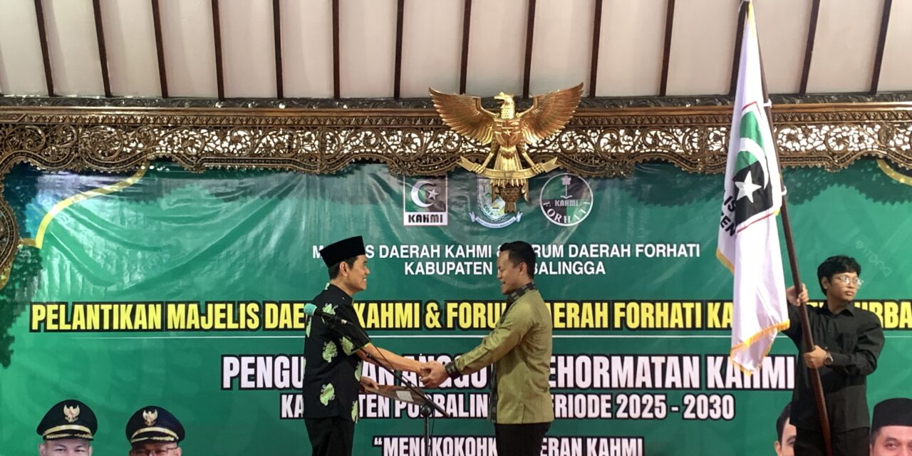 Bupati Fahmi Resmi Jadi Anggota Kehormatan KAHMI Purbalingga