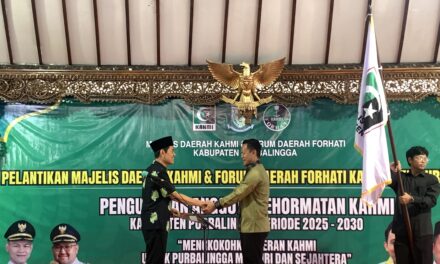 Bupati Fahmi Resmi Jadi Anggota Kehormatan KAHMI Purbalingga