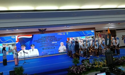 Syahzani Fahmi dan Denita Dimas Resmi Dikukuhkan Jadi Bunda PAUD dan Bunda Literasi Purbalingga