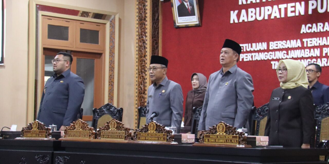 DPRD Purbalingga Setujui Raperda Pertanggungjawaban Pelaksanaan APBD 2024