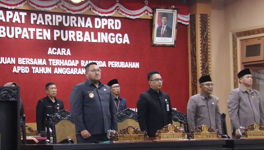 DPRD dan Pemkab Purbalingga Sepakati Raperda Perubahan APBD 2025