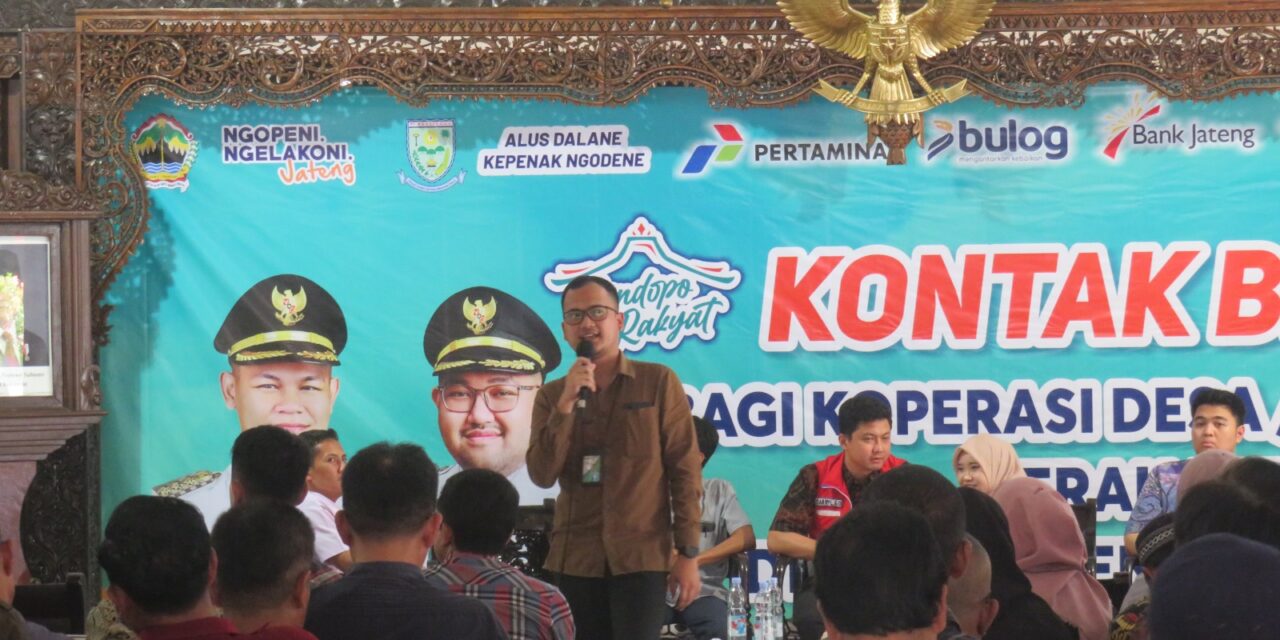 Koperasi Desa Merah Putih Kabupaten Purbalingga Lakukan Kontak Bisnis di Pendopo Dipokusumo