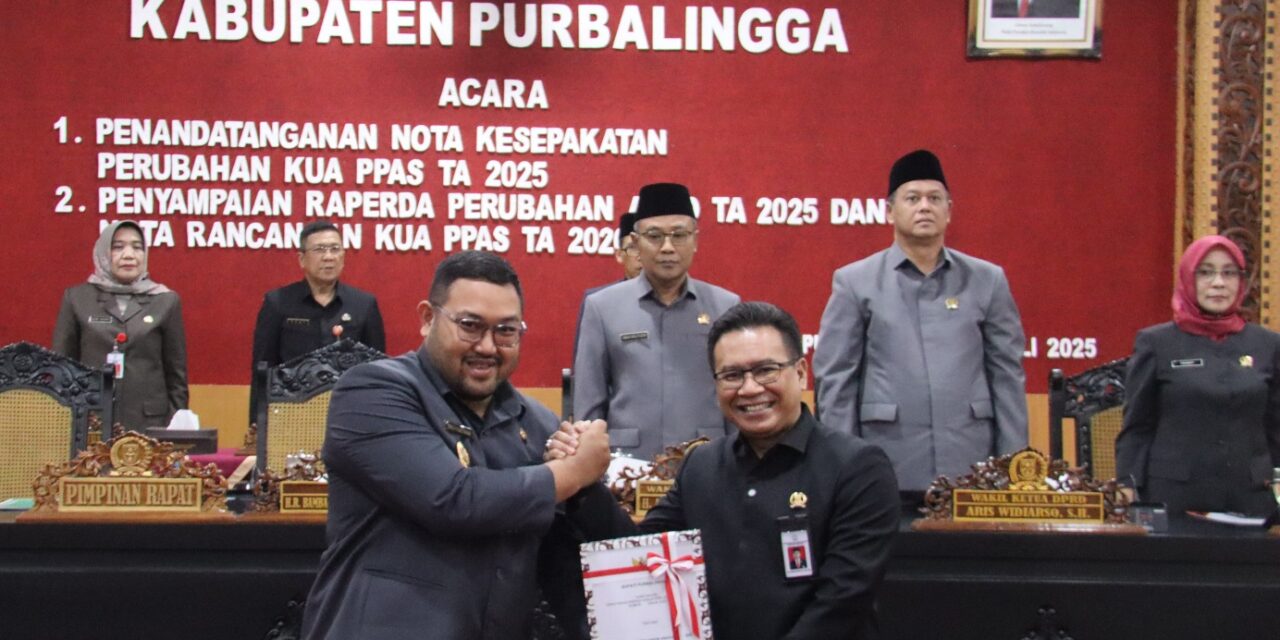 Pemkab Sampaikan Raperda Perubahan APBD 2025 dan KUA-PPAS 2026, Tandai Arah Baru Pembangunan Purbalingga