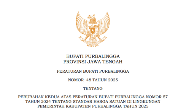 SHS Perubahan kedua tahun 2025
