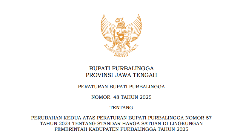 SHS Perubahan kedua tahun 2025