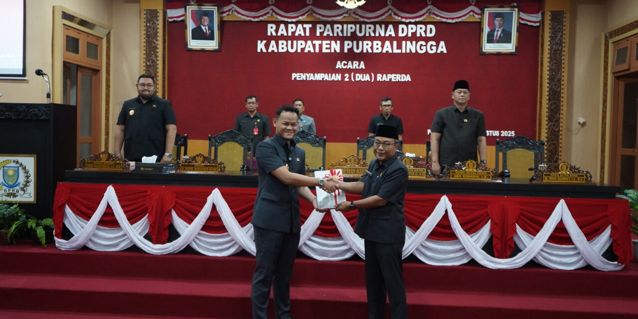 Dua Raperda Disampaikan dalam Paripurna DPRD Purbalingga