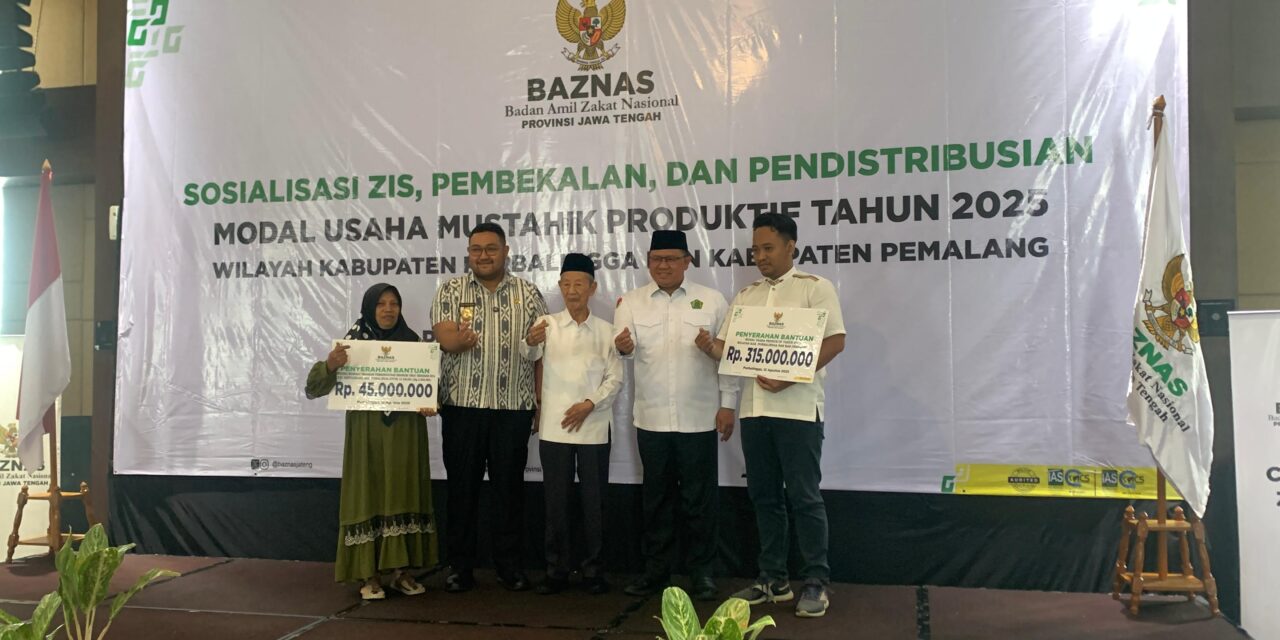 BAZNAS Jateng dan Kemenag Salurkan Bantuan Usaha untuk 115 Mustahik Produktif