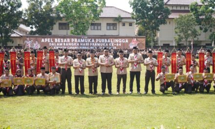 Apel Besar Hari Pramuka ke-64, Wabup Dimas Apresiasi Dedikasi Pramuka Purbalingga
