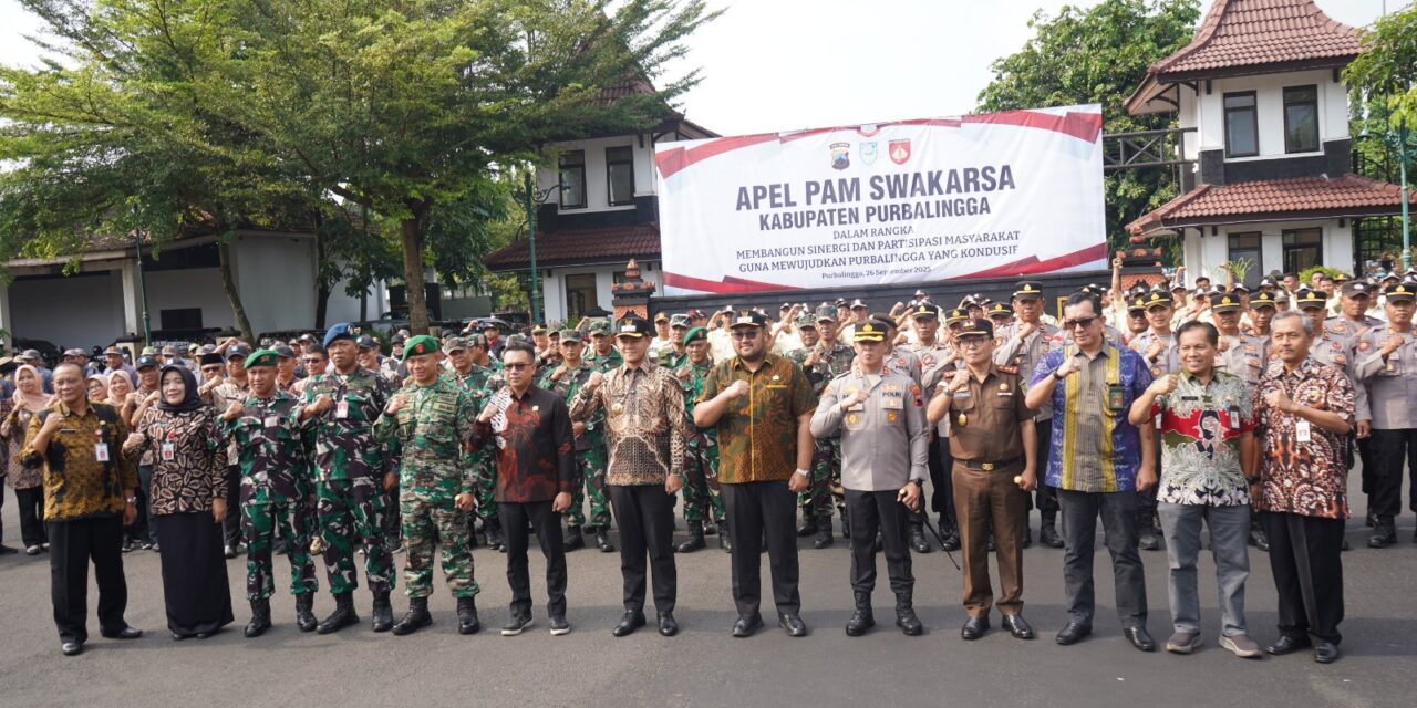 Apel PAM Swakarsa, Bupati Fahmi Ajak Perkuat Sinergi Jaga Purbalingga Kondusif