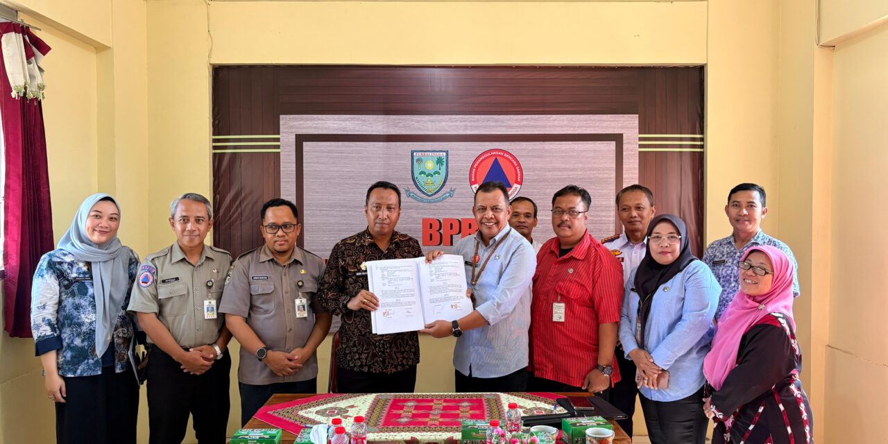 BPBD Purbalingga dan Banyumas Teken Kerjasama Penanggulangan Bencana