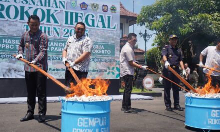 Pemkab Purbalingga dan Bea Cukai Purwokerto Musnahkan 1,59 Juta Batang Rokok Ilegal, Cegah Kerugian Negara Rp1,53 Miliar