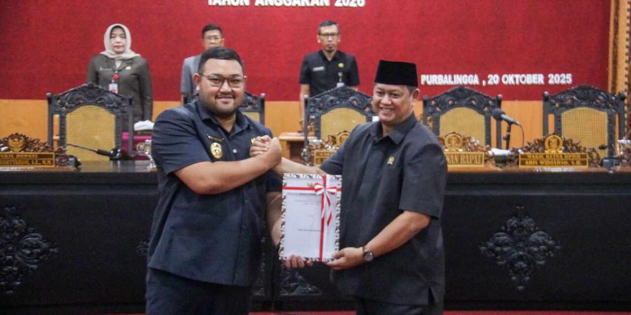 Pemkab Purbalingga Sampaikan Raperda APBD 2026, Pendapatan Daerah Diproyeksikan Naik 3,47 Persen