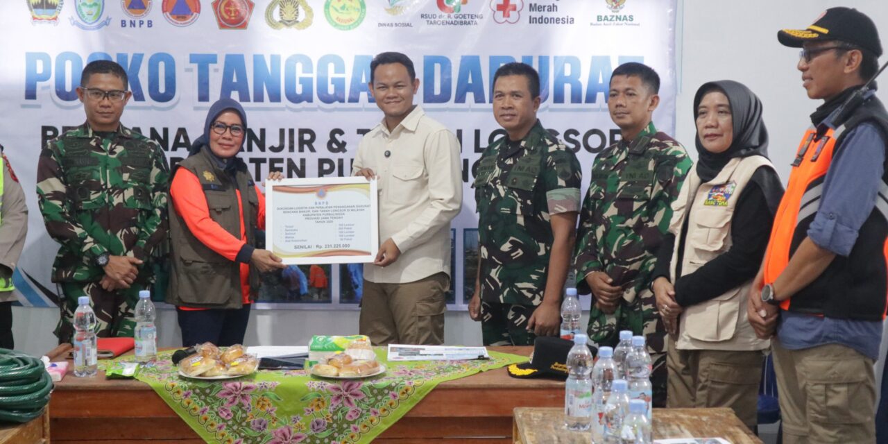 Berbagai Pihak Salurkan Bantuan Logistik, Korban Banjir Bandang Purbalingga Terbantu