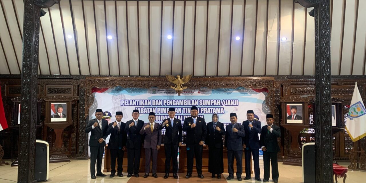 Bupati Purbalingga Lantik 6 Pejabat Pimpinan Tinggi Pratama, Dorong Peningkatan Kinerja OPD