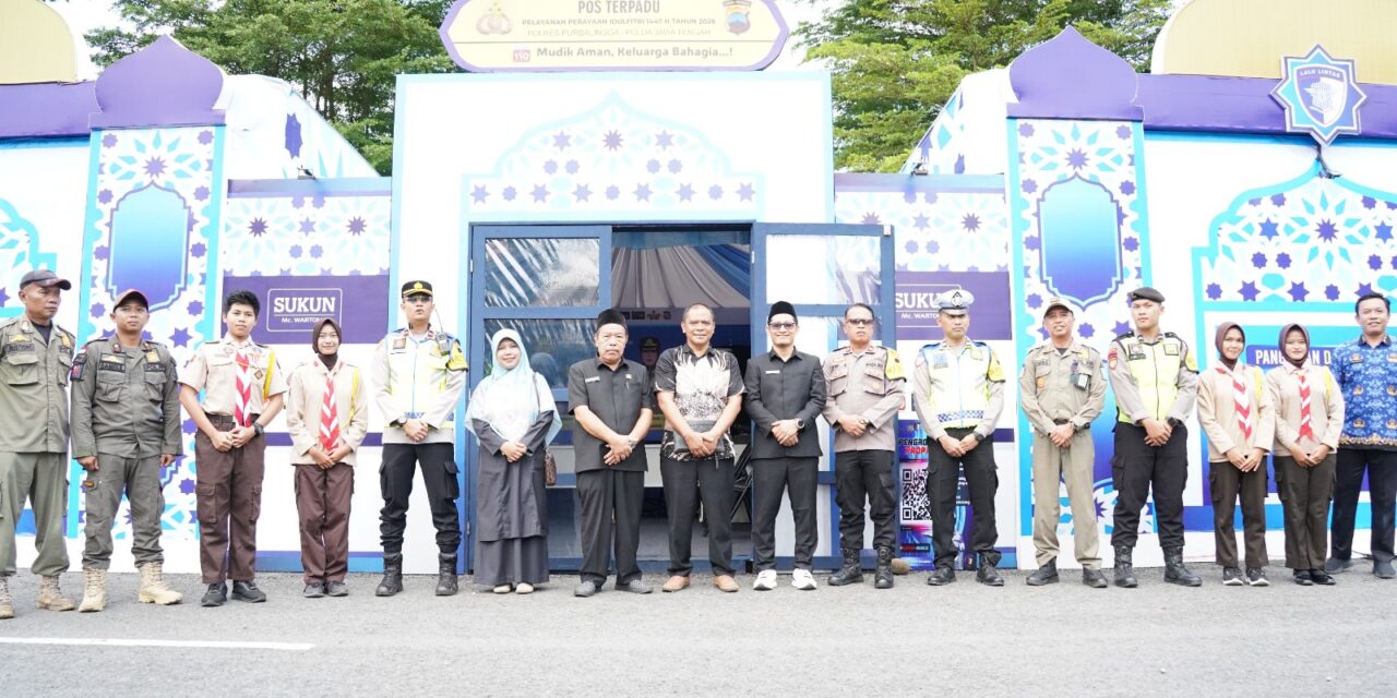 Komisi I DPRD Purbalingga Tinjau Pos Pengamanan Lebaran, Pastikan Layanan Mudik Aman dan Responsif
